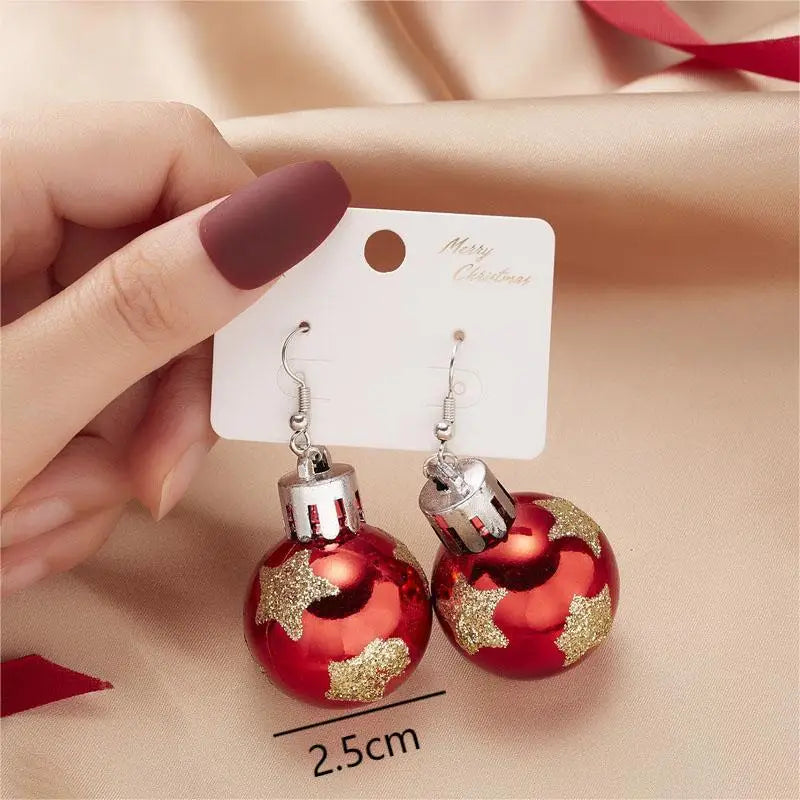 Trendy Statement Christmas Earrings