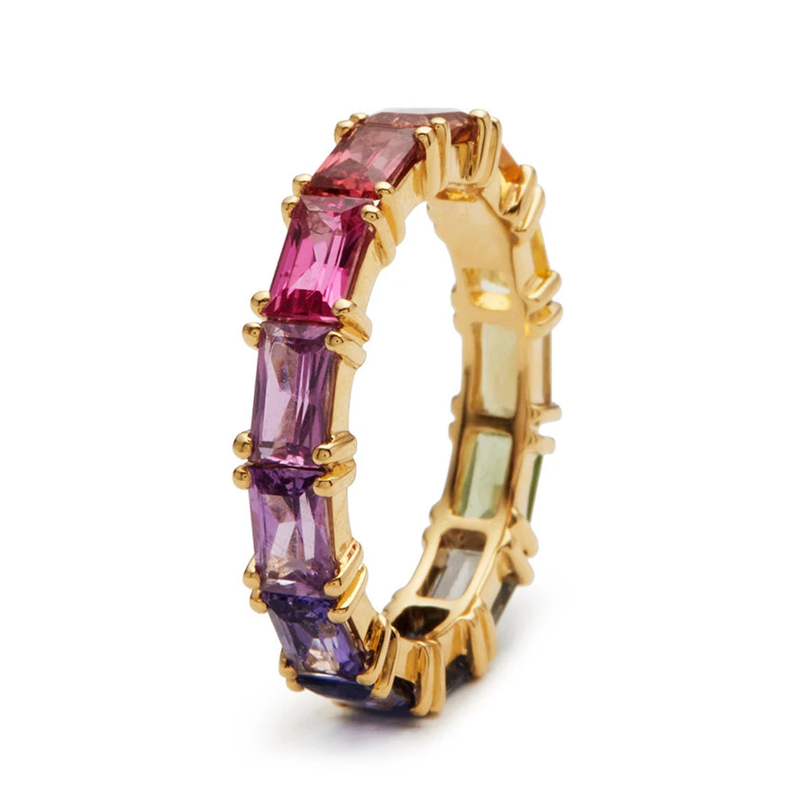 Rainbow Cubic Zircon Women Ring