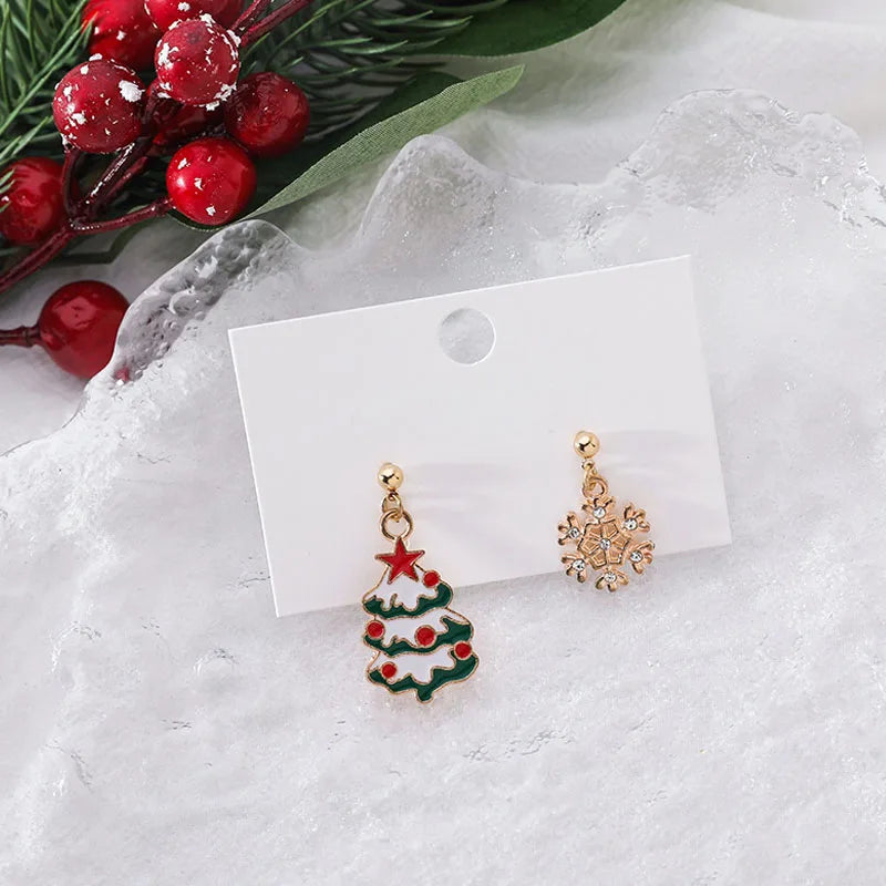 Trendy Statement Christmas Earrings