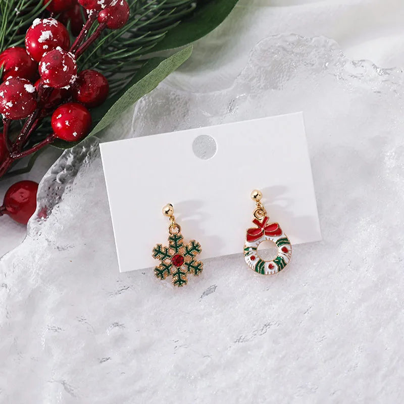 Trendy Statement Christmas Earrings