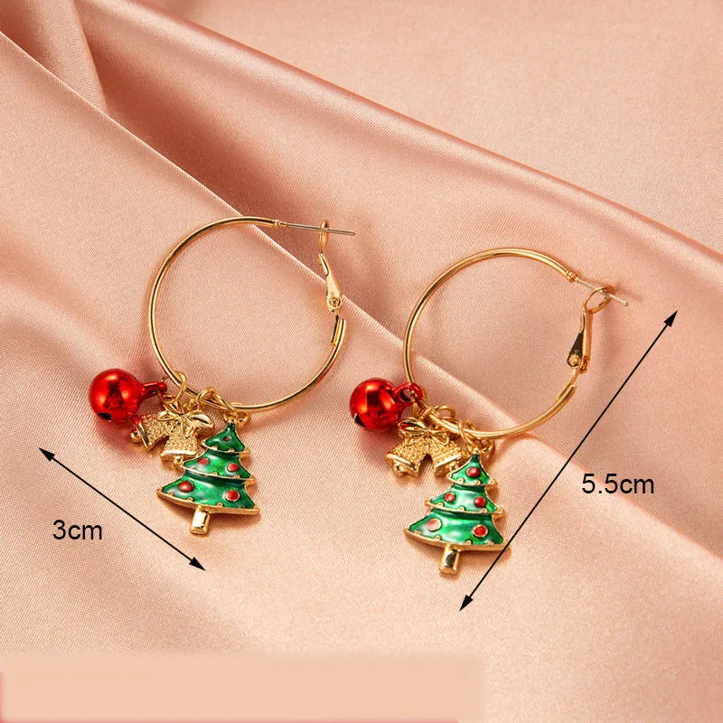 Trendy Statement Christmas Earrings