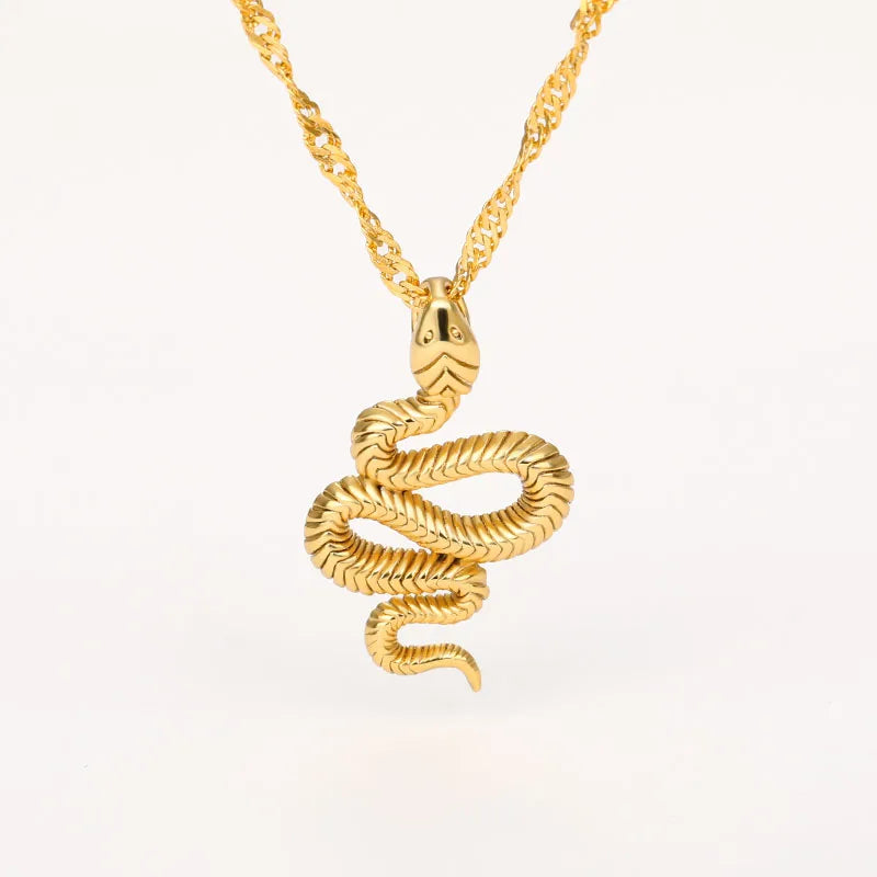 Snake Pendant  Necklace