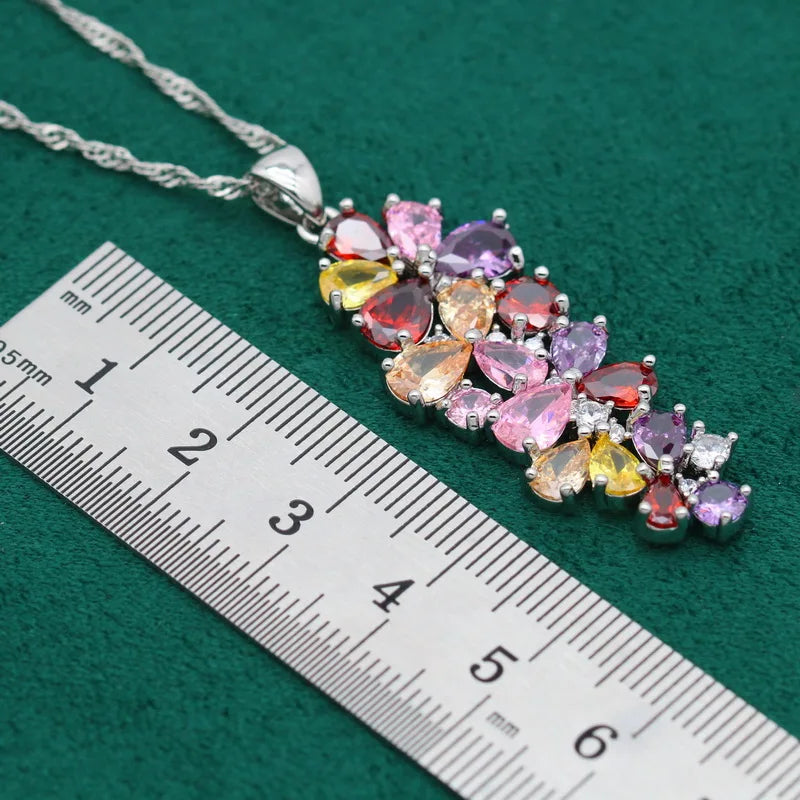 Multicolor Stone Jewelry Sets