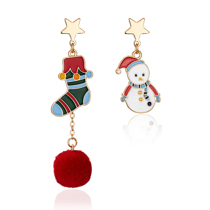 Trendy Statement Christmas Earrings