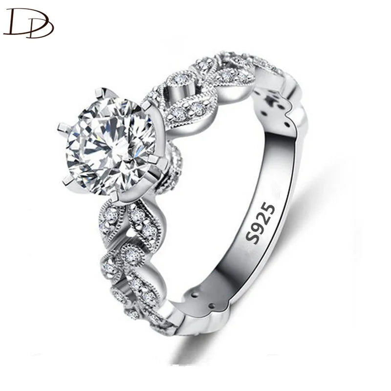 925 Sterling Silver Rings For Women Jewelry