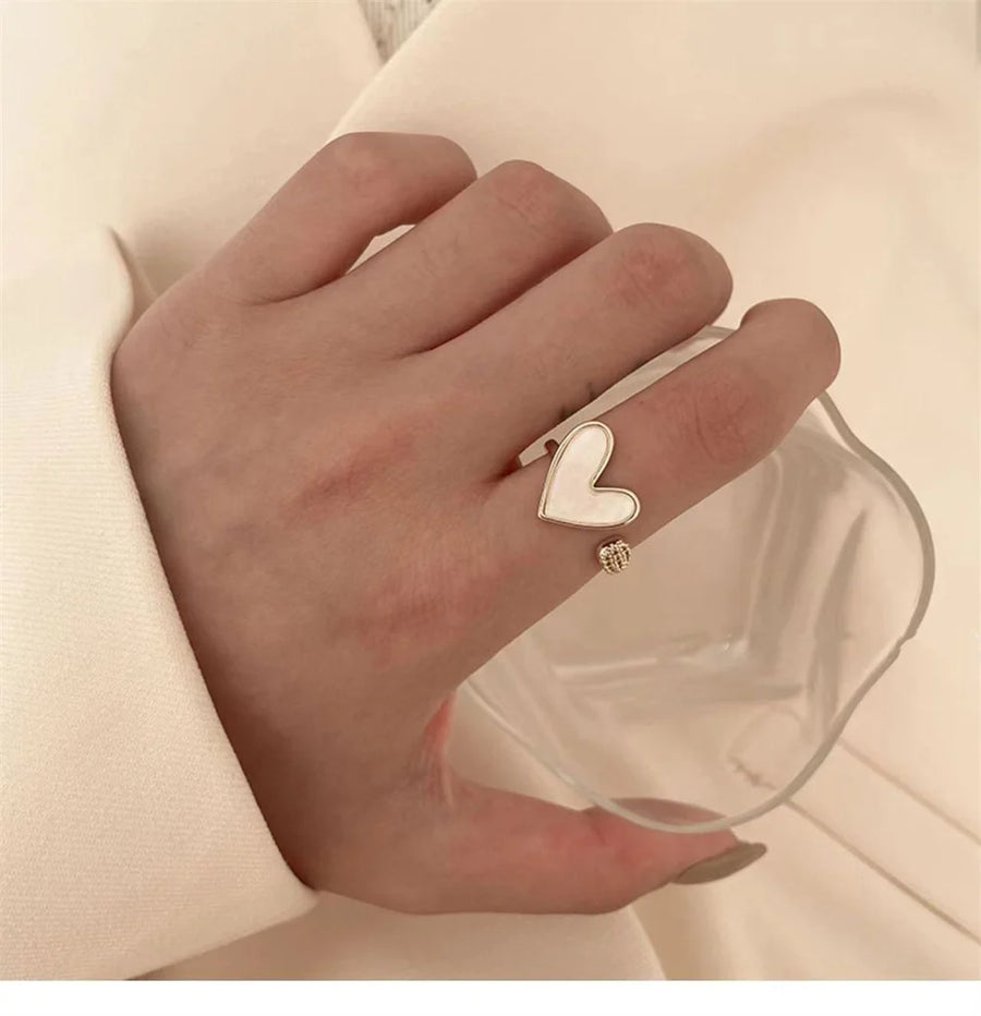 Minimalist Heart Ring