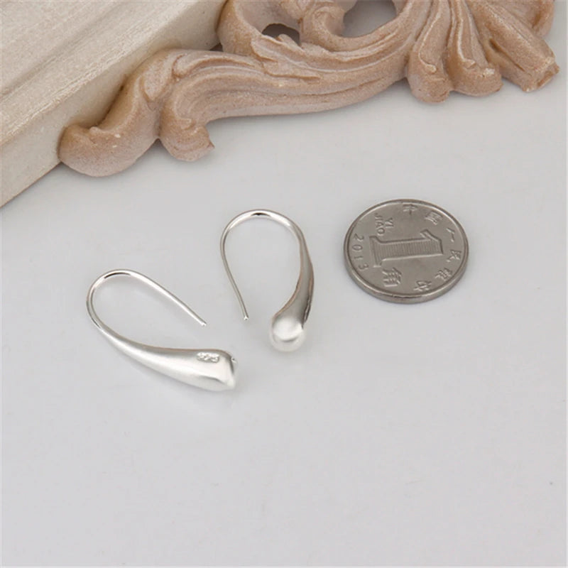 925 Sterling Silver Droplets Stud Earrings