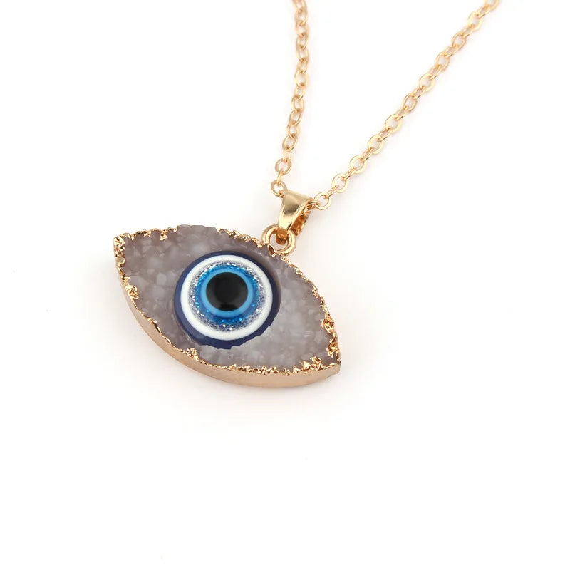 Vintage Boho Eye Pendant Necklace