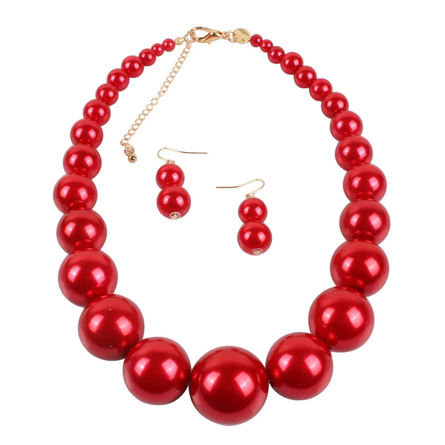 Big Pearl Jewelry Set