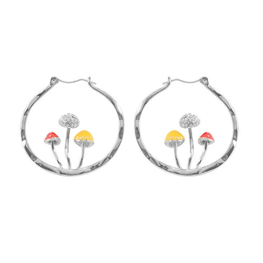 Vintage Mushroom Shaped Earrings