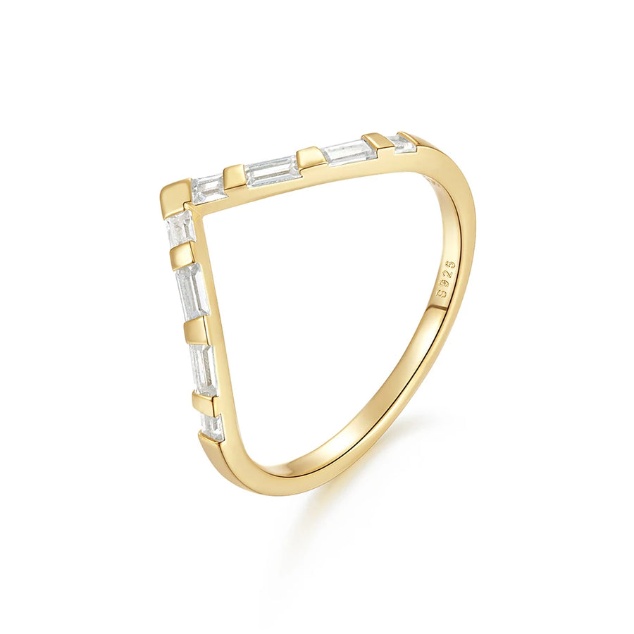 Thin Bohemia Zircon Ring