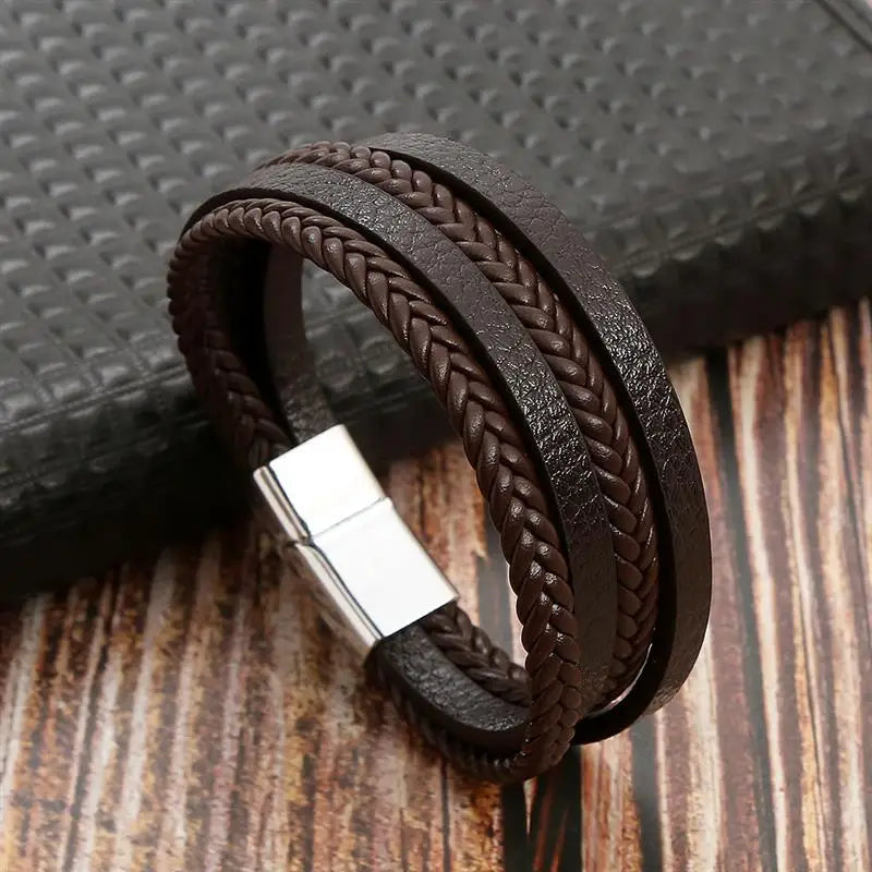 Classic High Quality Leather Bracelet