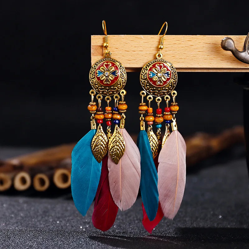 Vintage Bohemian Long Earrings