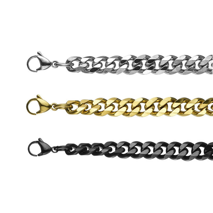 High Quality Curb Cuban Link Chain Bracelet