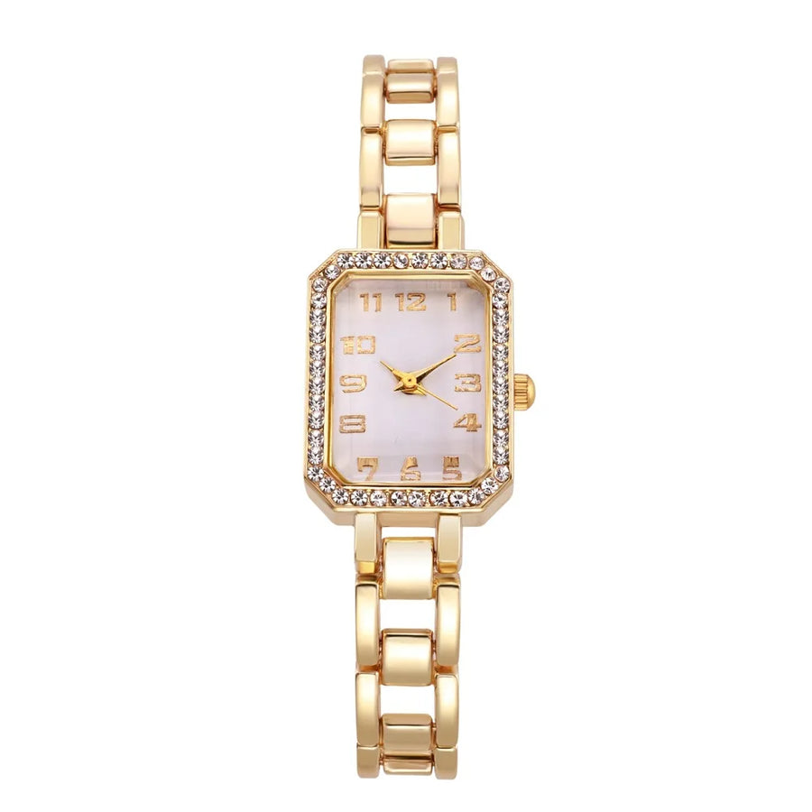 Luxury Women's Diamond Square Watch