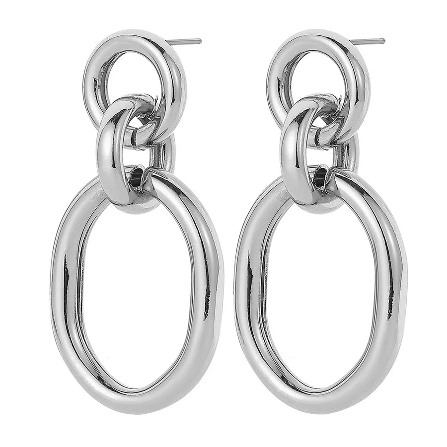 Stainless Steel Chain Earrings