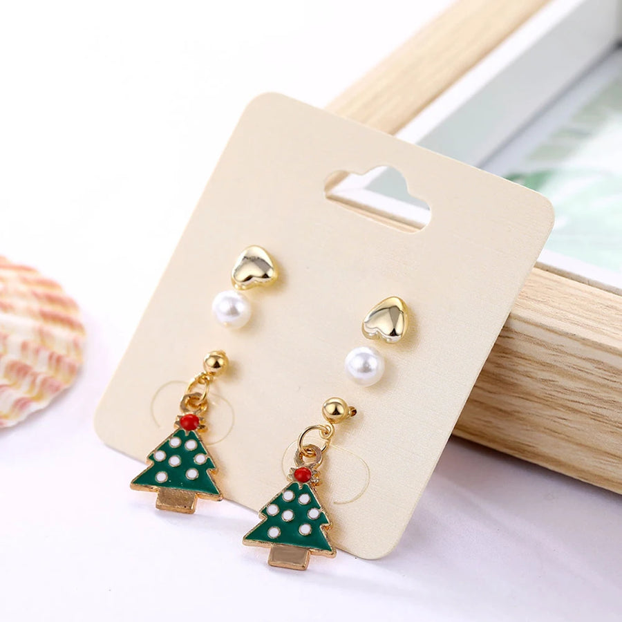 Trendy Statement Christmas Earrings