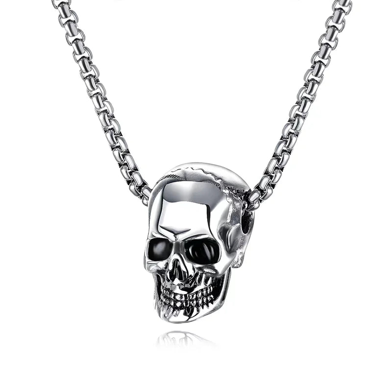 Gold-plated Skull Necklace