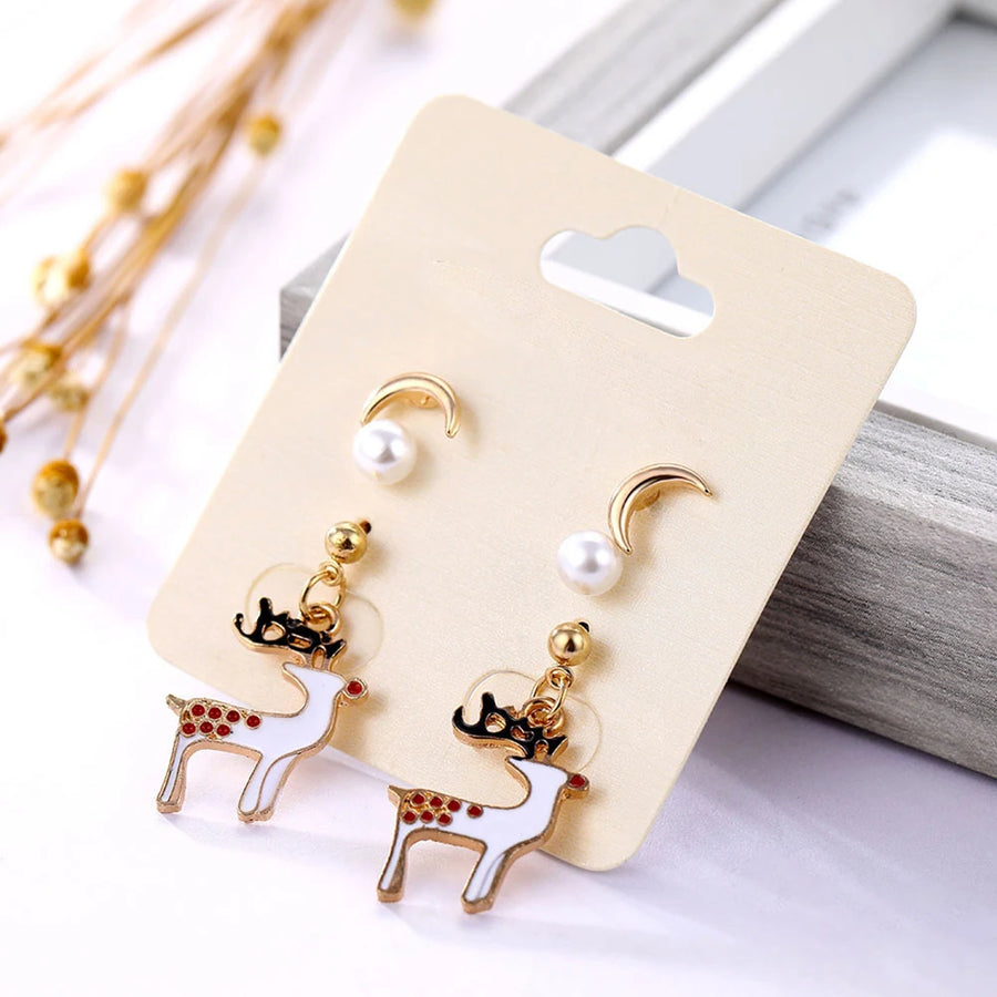 Trendy Statement Christmas Earrings