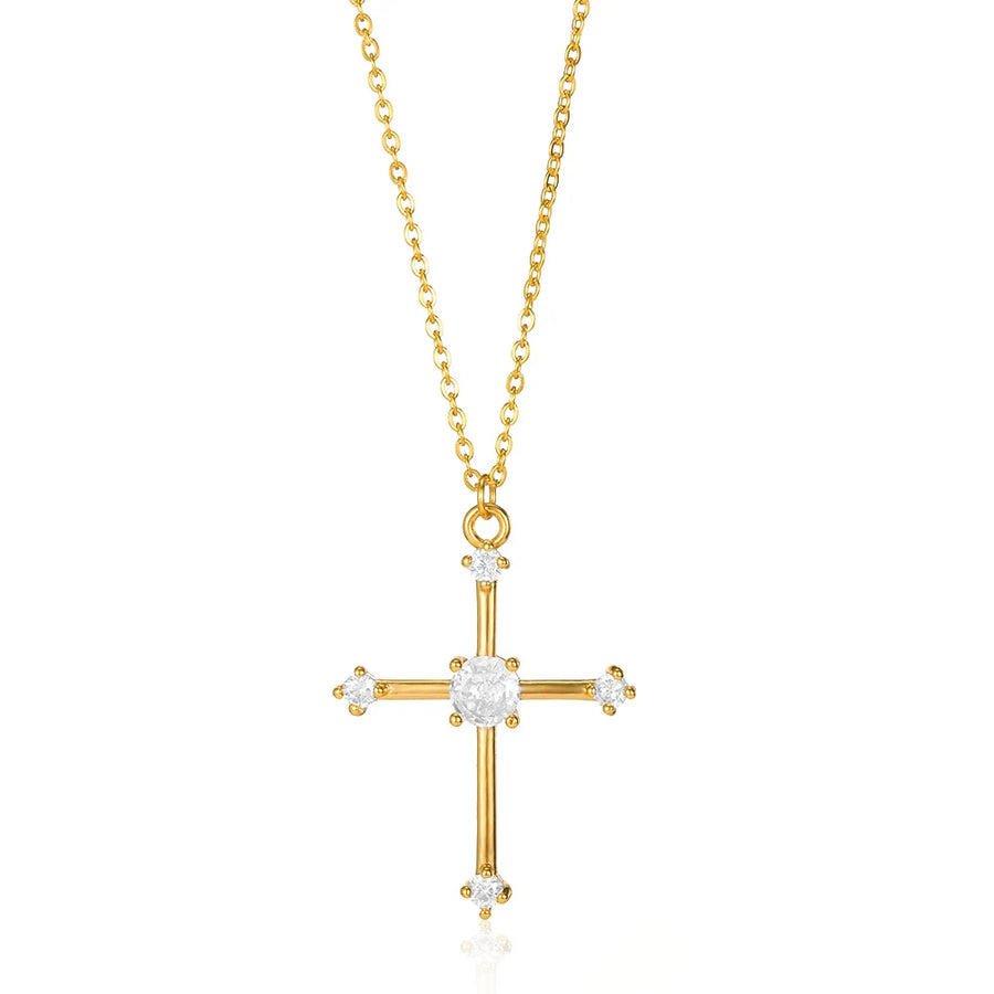 VIntage Cross Pendant Necklace