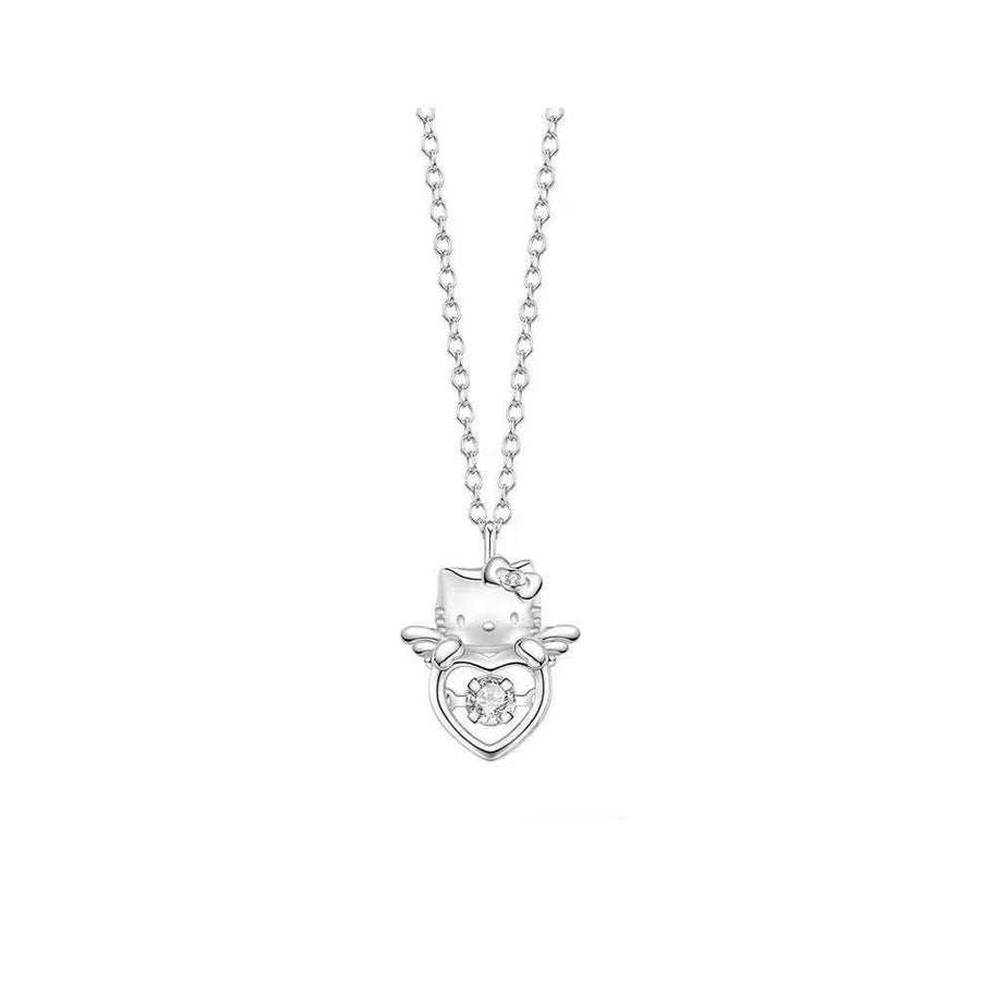 Hello Kitty Diamond Pendant Necklace