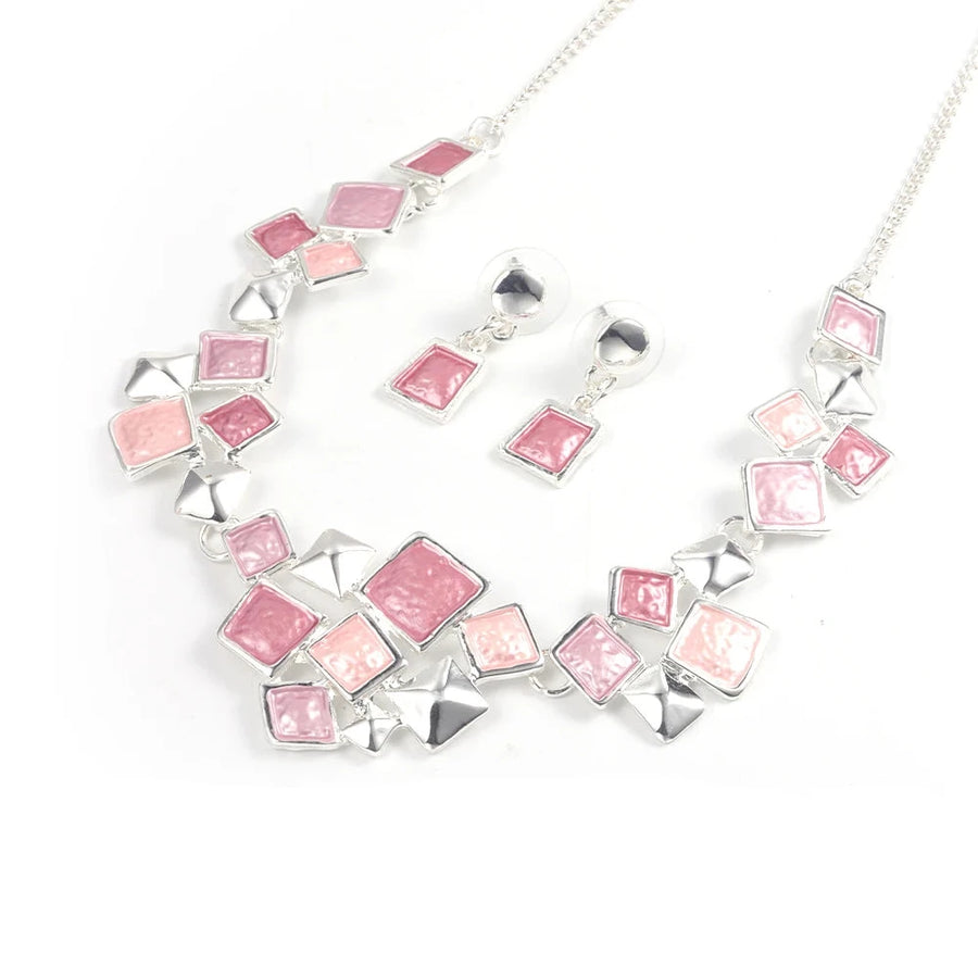 Exaggerated Big Statement Enamel Necklace