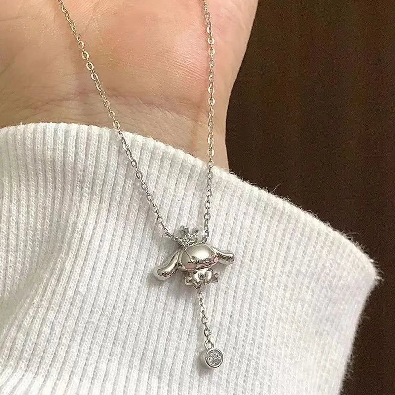 Hello Kitty Diamond Pendant Necklace