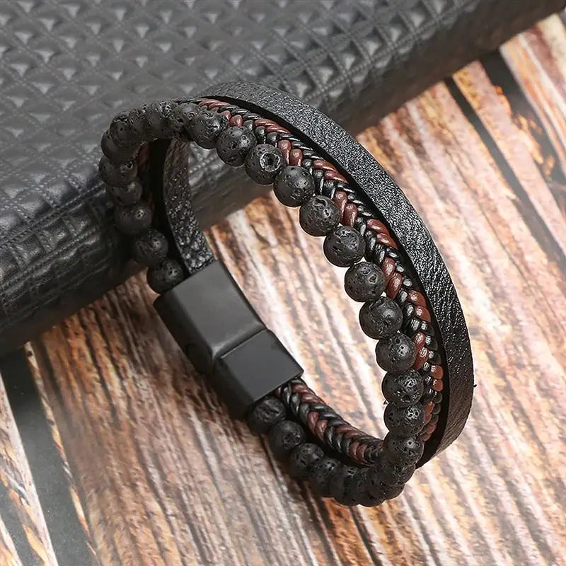 Classic High Quality Leather Bracelet