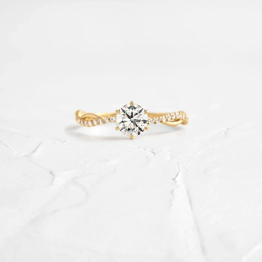 Thin Bohemia Zircon Ring