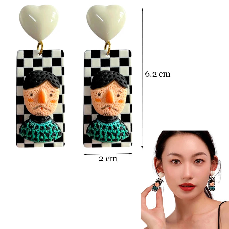 Colourful Dangle Earrings