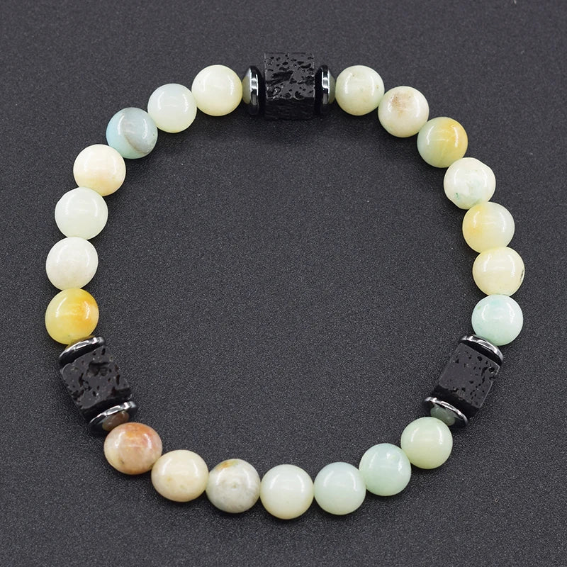 Black Lava Healing Stone Bracelet