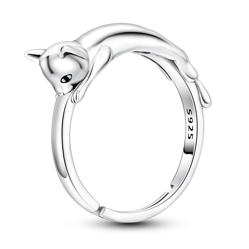 Star Moon 925 Sterling Silver Ring