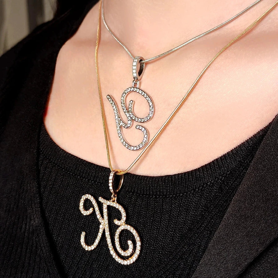 New Style Initial Letter Necklace