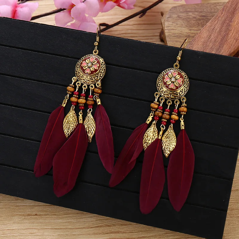 Vintage Bohemian Long Earrings