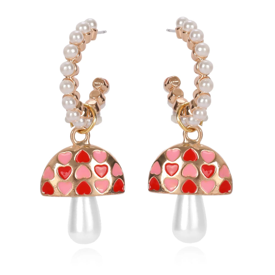 Vintage Mushroom Shaped Earrings