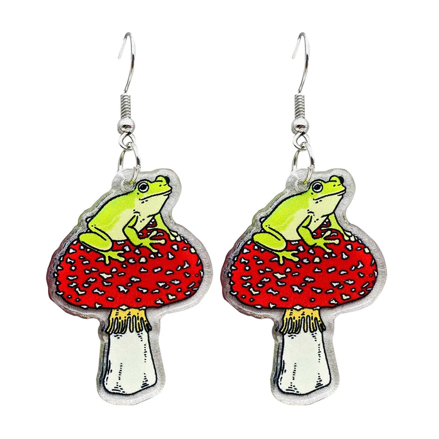 Vintage Mushroom Shaped Earrings