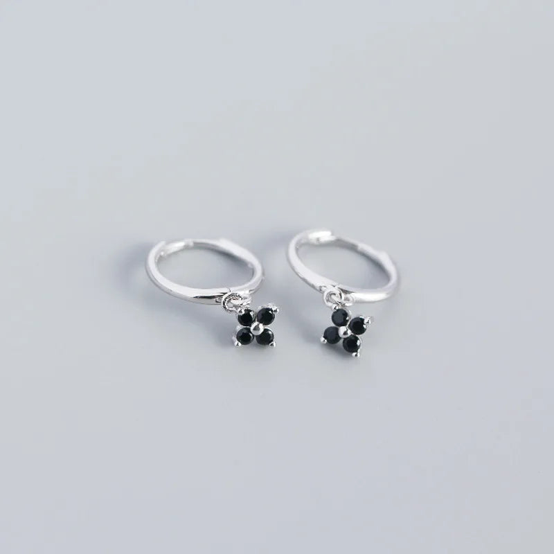 925 Sterling Silver Sweet Floral Earrings