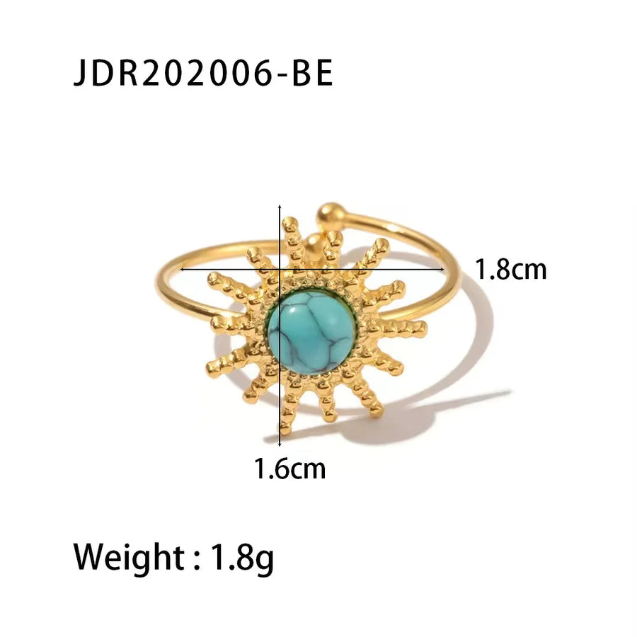 Trendy Stone Layered Ring