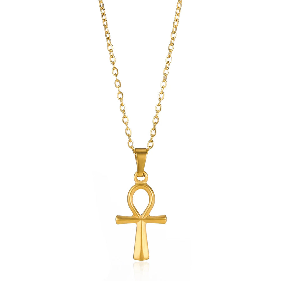 VIntage Cross Pendant Necklace