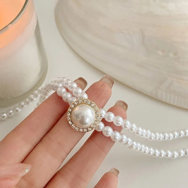 Elegant Pearl Bridal Jewelry Set