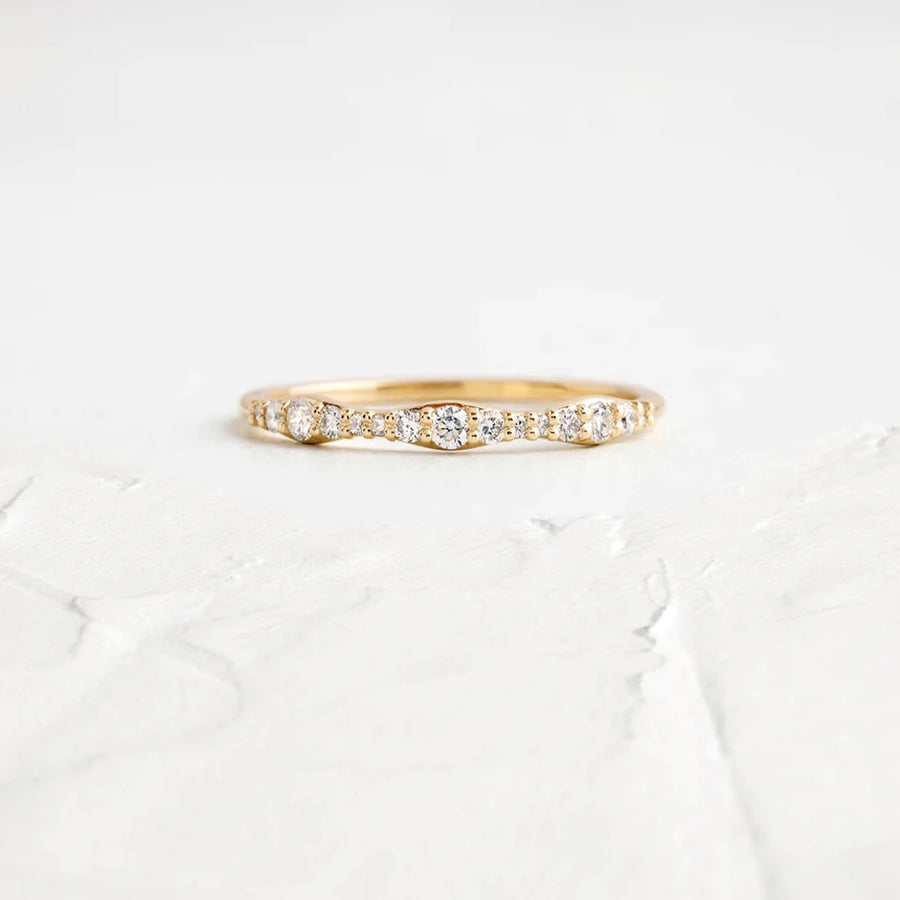 Thin Bohemia Zircon Ring