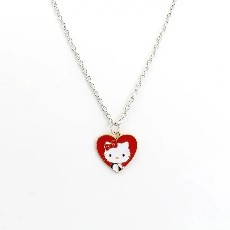 Hello Kitty Diamond Pendant Necklace