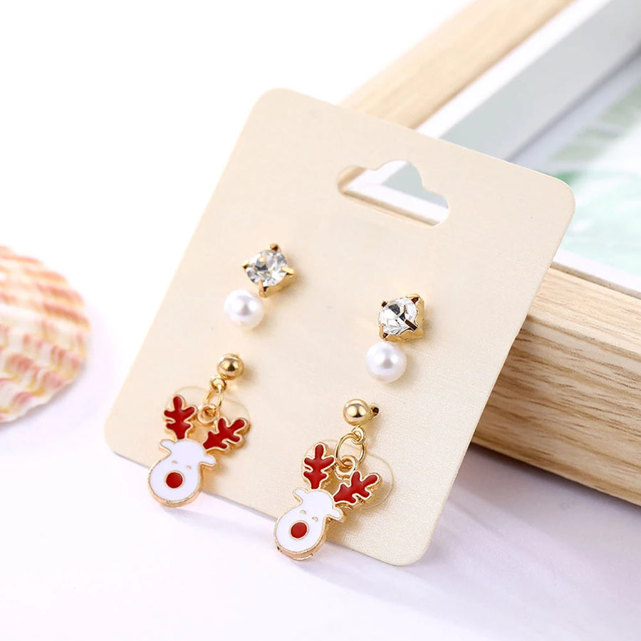 Trendy Statement Christmas Earrings