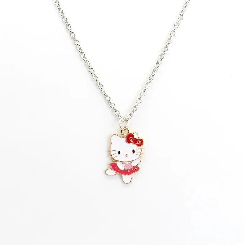 Hello Kitty Diamond Pendant Necklace