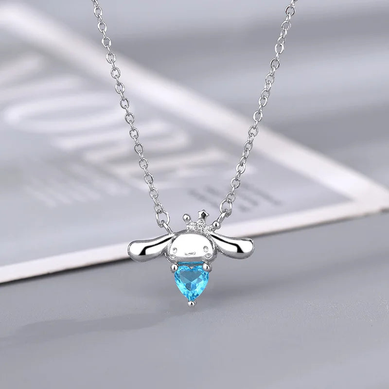 Hello Kitty Diamond Pendant Necklace