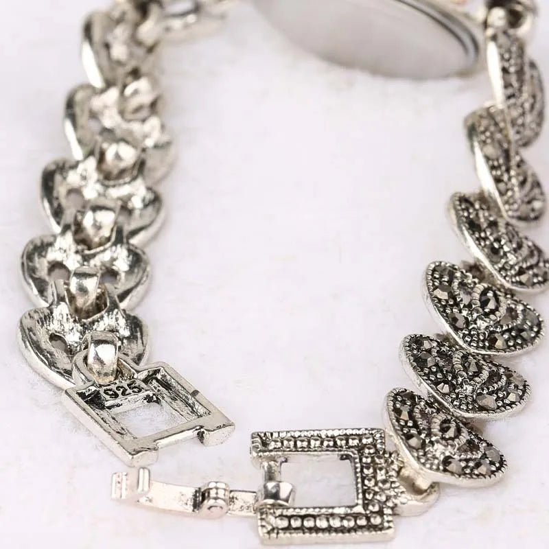 Vintage Luxury Rhinestone Bracelet Watch