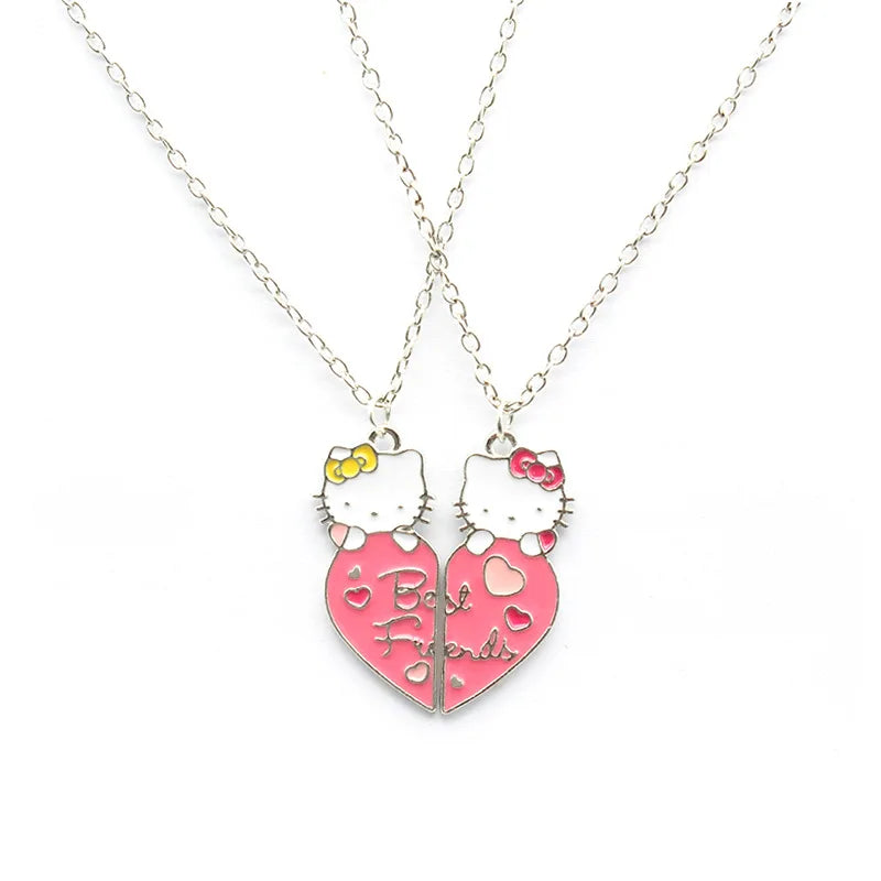 Hello Kitty Diamond Pendant Necklace